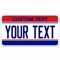 Red White Blue Plate