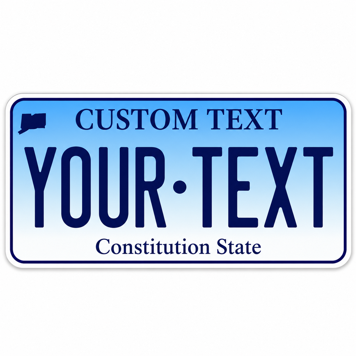 Connecticut Blue Plate