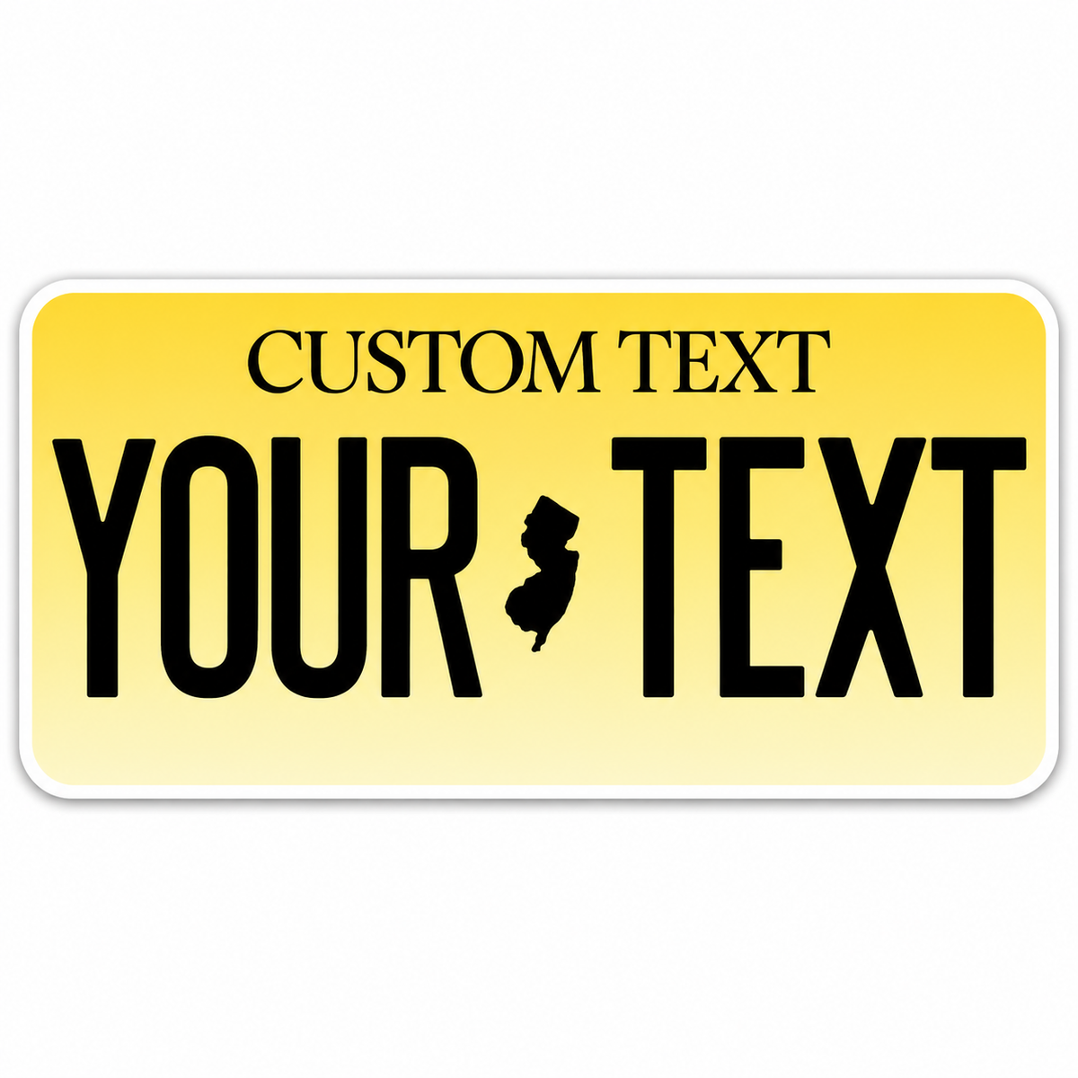 New Jersey Mustard Plate