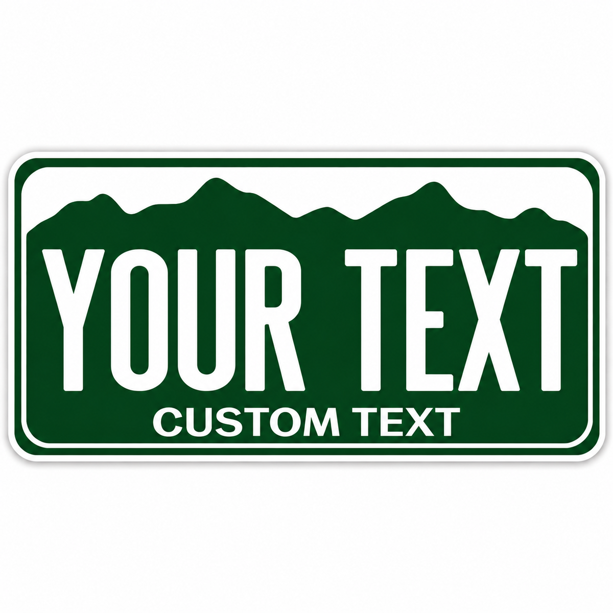 Green Mountain Plate