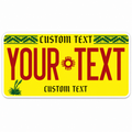 Yellow Southwestern Plate