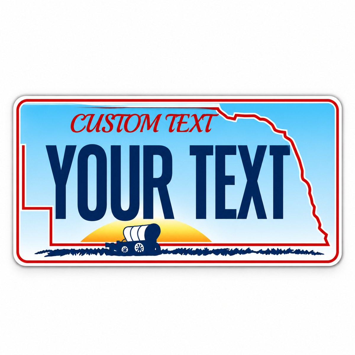 Nebraska Pioneer Plate
