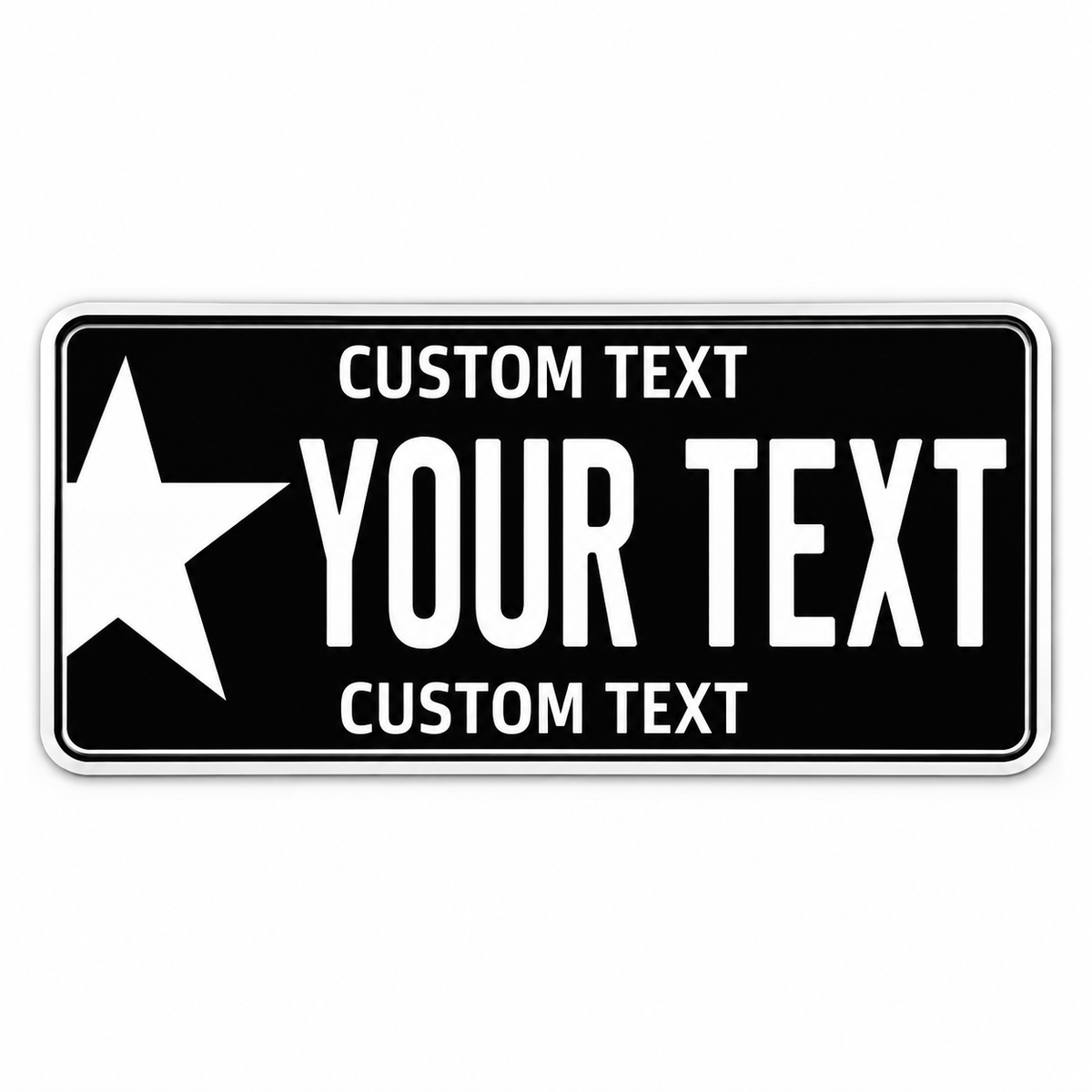 Texas Star Plate
