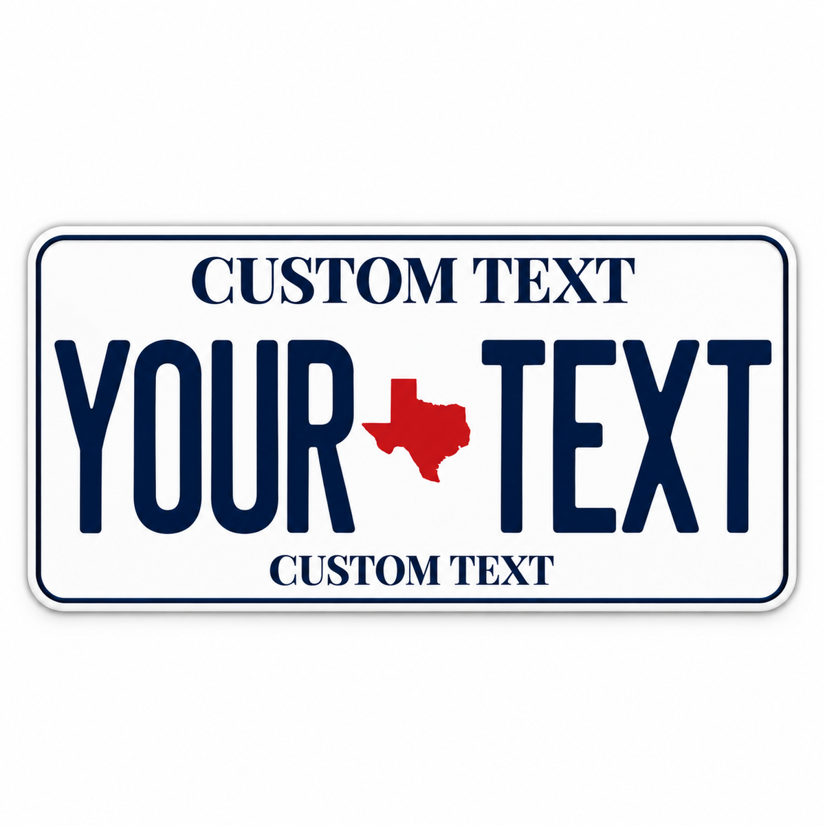 Texas State Plate