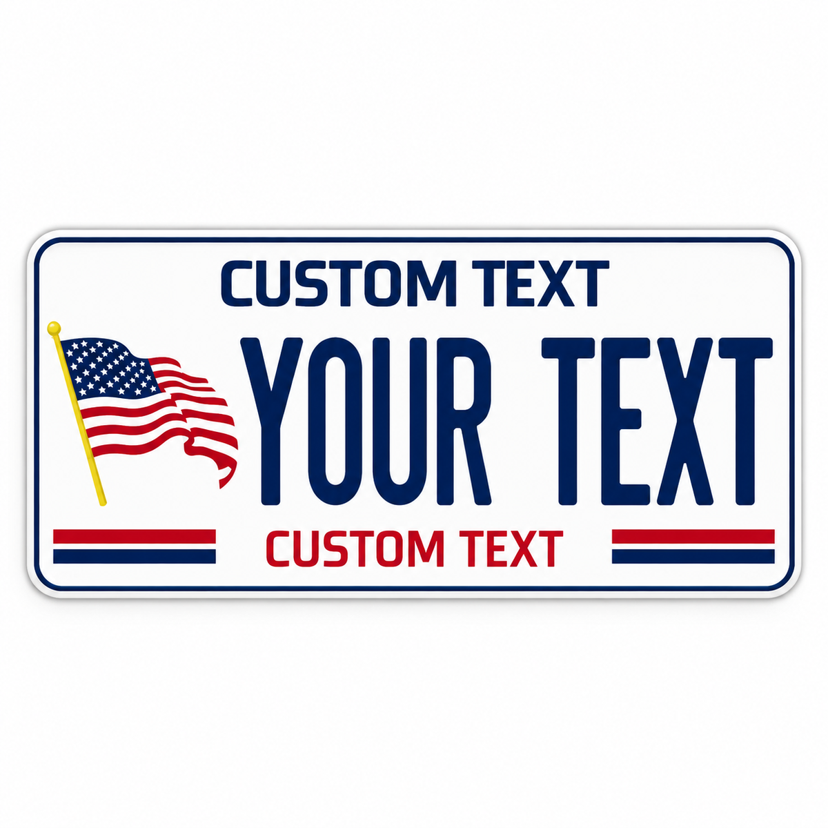 USA PLATE